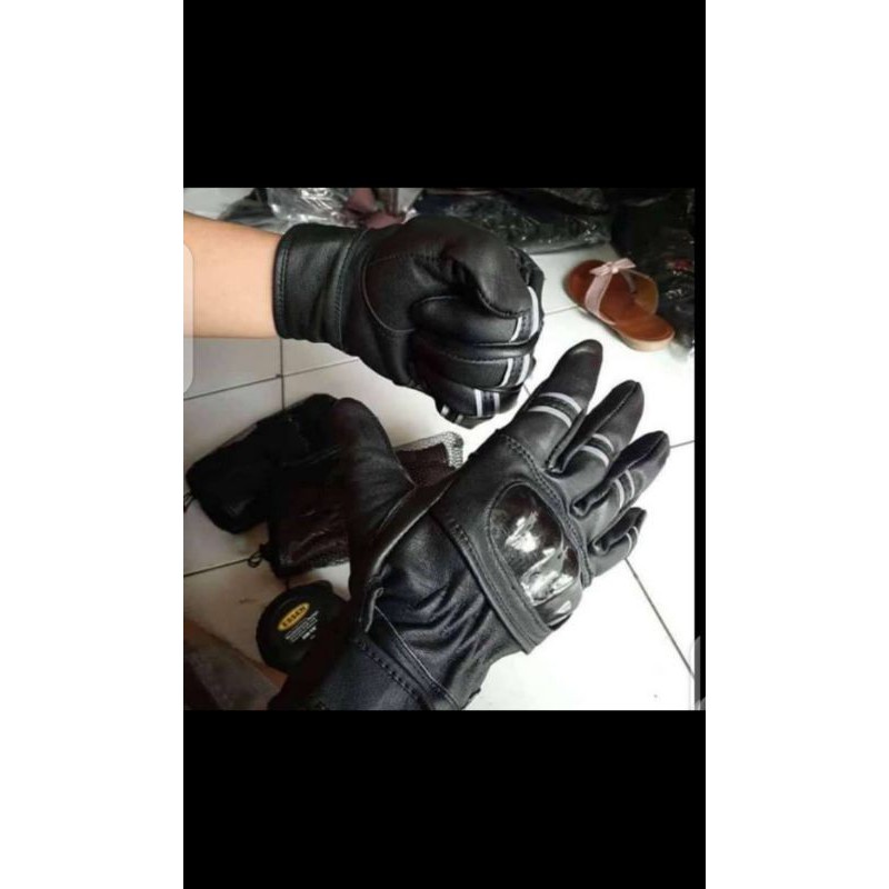 sarung tangan kulit asli batok siksak panjang