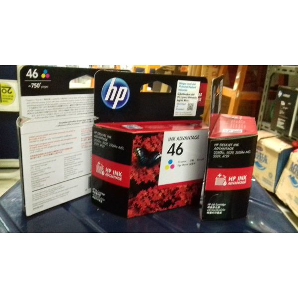 

tinta hp 46 color