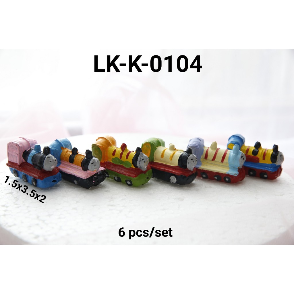 LK-K-0104 Topper mainan KARAKTER lokal Kereta Thomas Train Kecil yamama baking