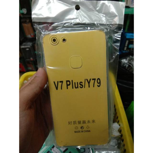 Anticrack Vivo V7 Plus Case Silikon Bening Vivo Y79