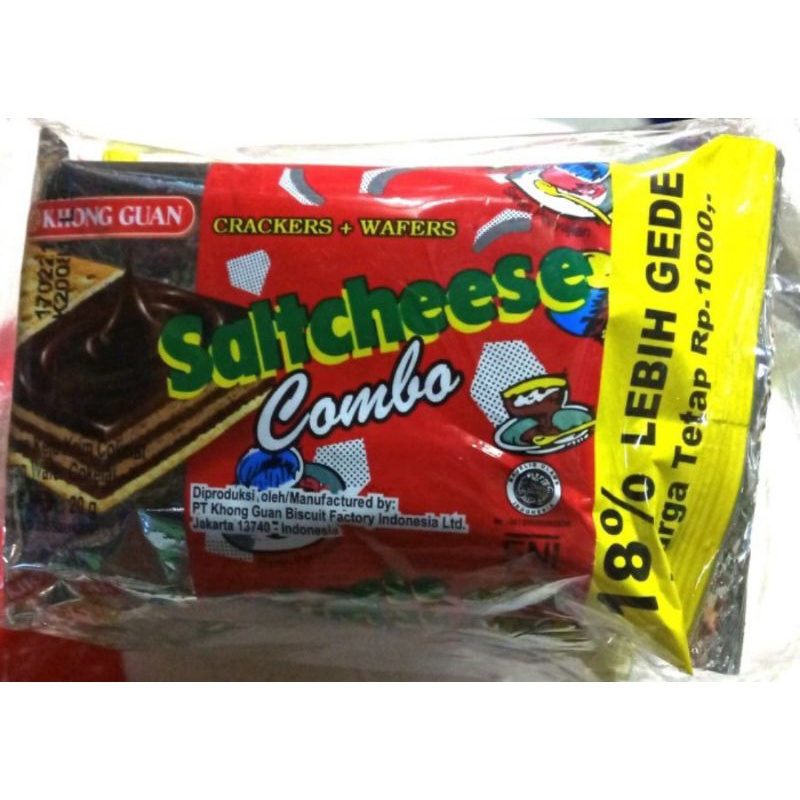 

biskuit Saltchees combo isi 10pcs krim keju
