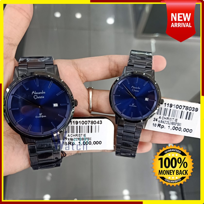 LIMITED !! J   am Tangan Alexandre Christie Couple AC8622 AC