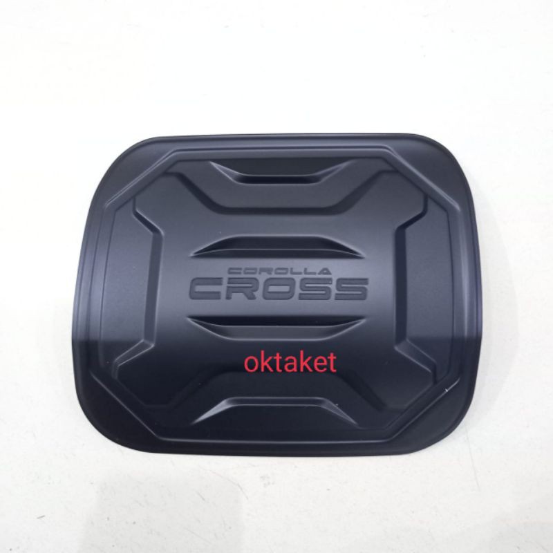 Tank cover hitam dop Toyota Corolla Cross 2020