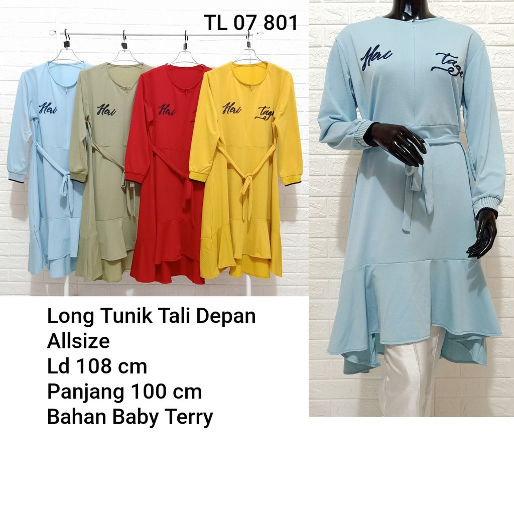 Long Tunik Tali Depan