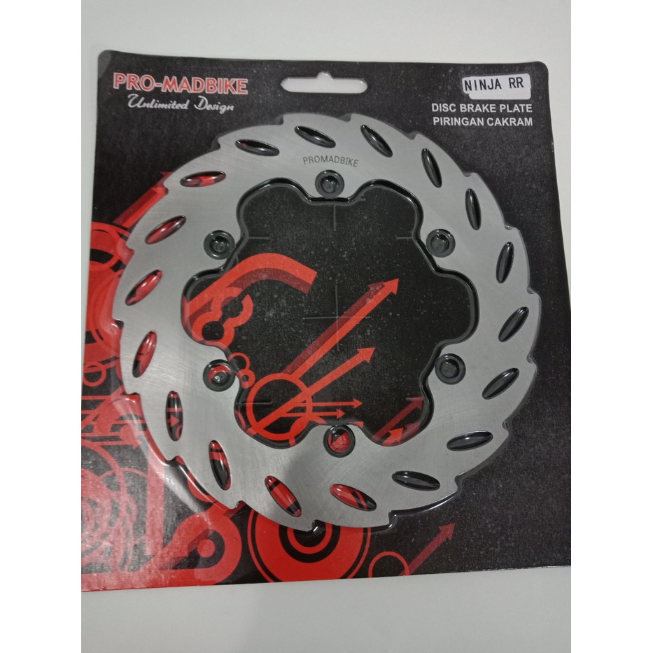 Cakram Disc Ninja Rr Belakang Gerigi - Baut Piringan Lubang 6 - Variasi Motor
