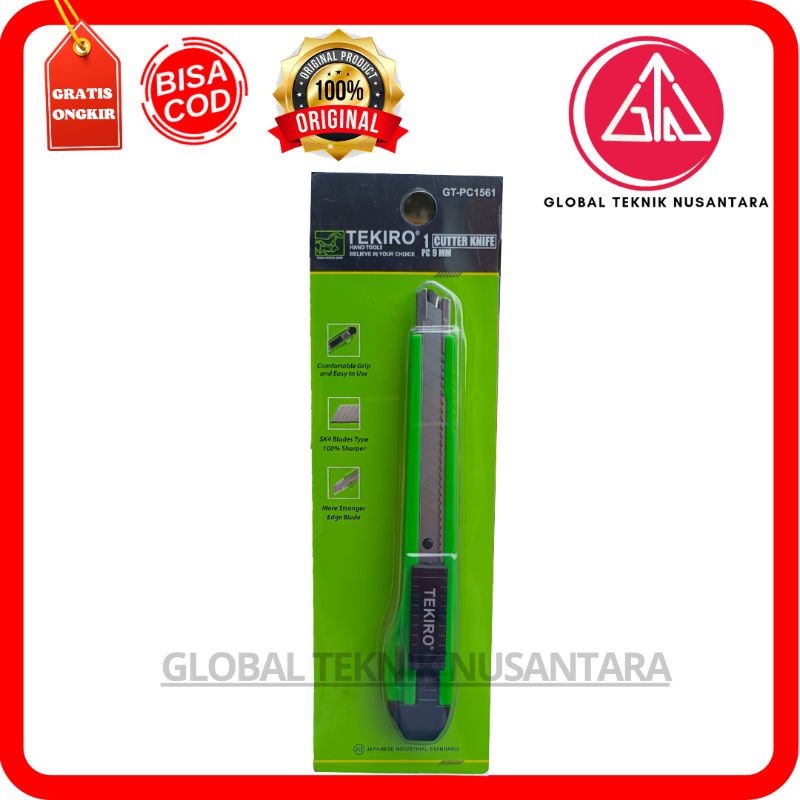 

Tekiro Cutter Mini Pisau Cutter Ukuran 9mm