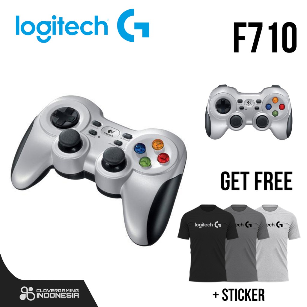 Logitech F710 Gamepad Joystick - Original Garansi Resmi