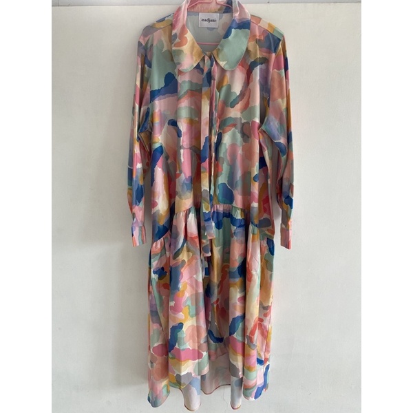 Oceana Dress Pink Nadjani x Syahnaz Preloved