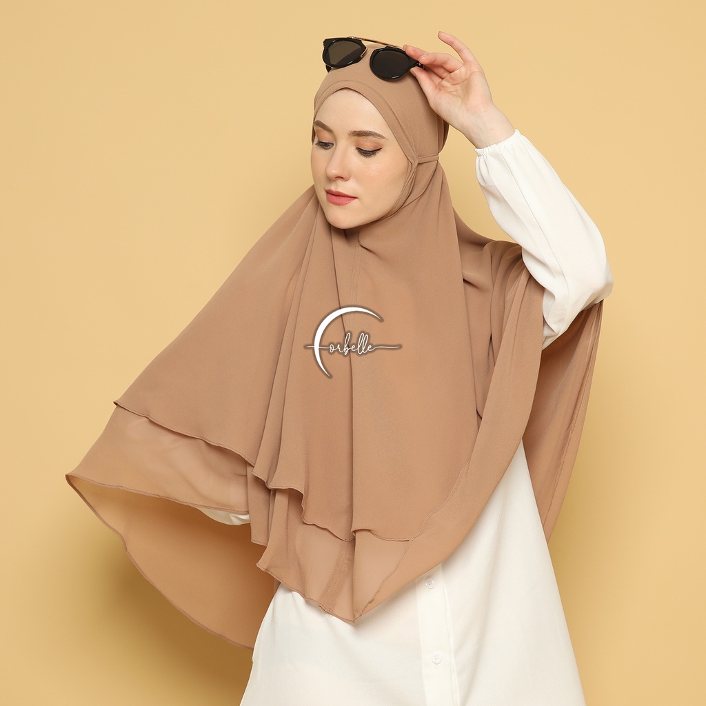 BERGO TALI INSTANT CERUTY BABYDOLL 2 LAYER KHIMAR SYAR'I JUMBO