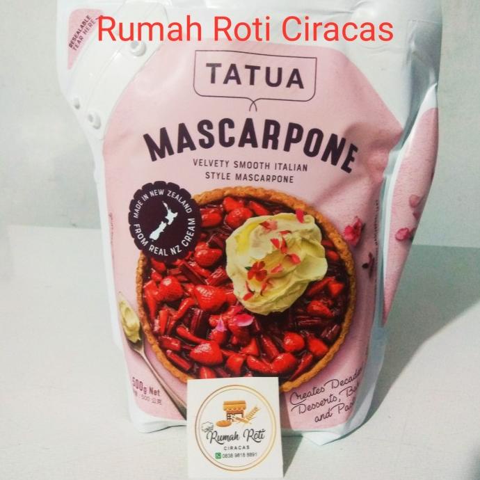 

(BISA COD) TATUA MASCARPONE CREAM 500GR DIARY 500 GR NEW ZEALAND WHIPP CHEESE KG NEW Kode 1152