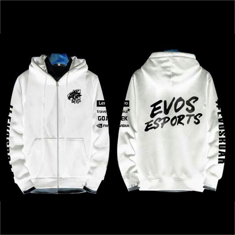 Jaket Hoodie Zipper Evos Esport