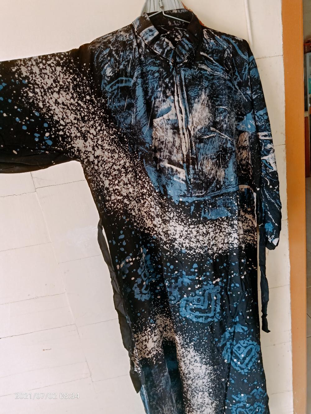 Gamis Twill Malaman Rayon Super By Hd.id Batik [ Bisa Cod ]