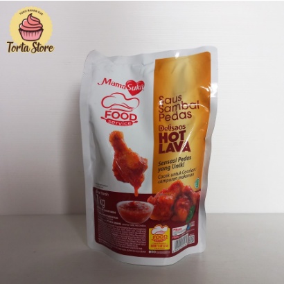 

MamaSuka Saus Sambal Hot Lava 1kg Saus Sambal Richeese