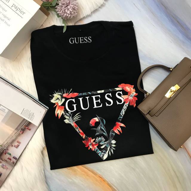 KAOS GUESS WANITA // GUESS WANITA // KAOS BRANDED // FASHION WANITA