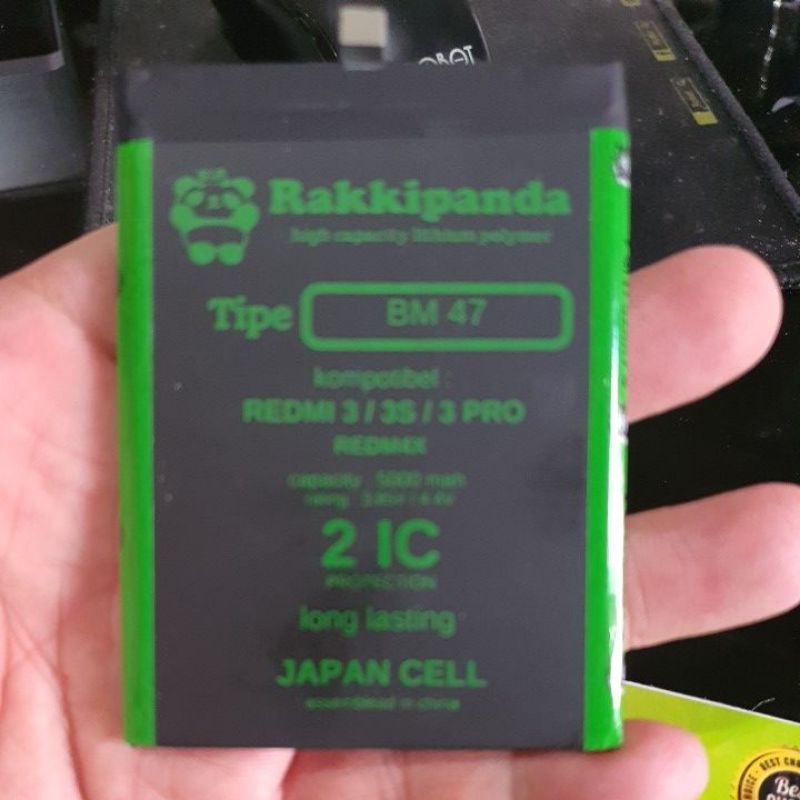 BM47 Baterai Batre Batrai Rakki Panda Xiaomi Redmi 3 / 3x / 3pro/  4x / Xiaomi Redmi3 / BM 47 / BM47