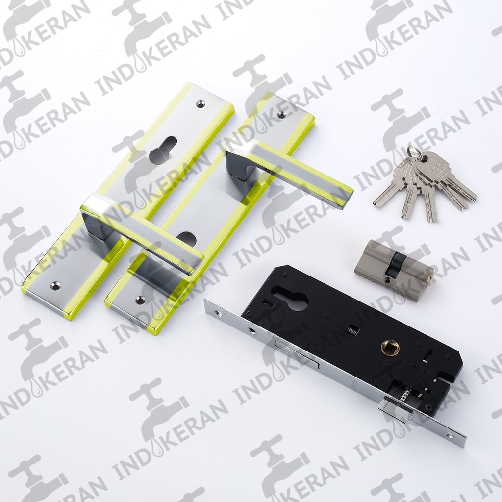 INDOKERAN - Kunci Pintu Set Komplit dengan Silinder - High Quality