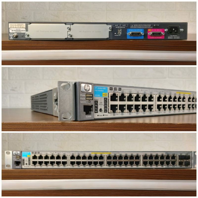 HP ProCurve J9148A 2910 al 48G PoE + Ethernet Switch Layer 3 dengan Rack Mount + AC