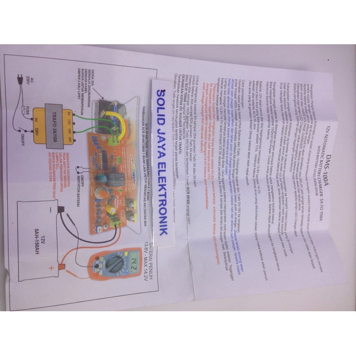 Charger/Chasan Aki DMS 100A ( Automatic Battery Charger 12 v 5A-150A)
