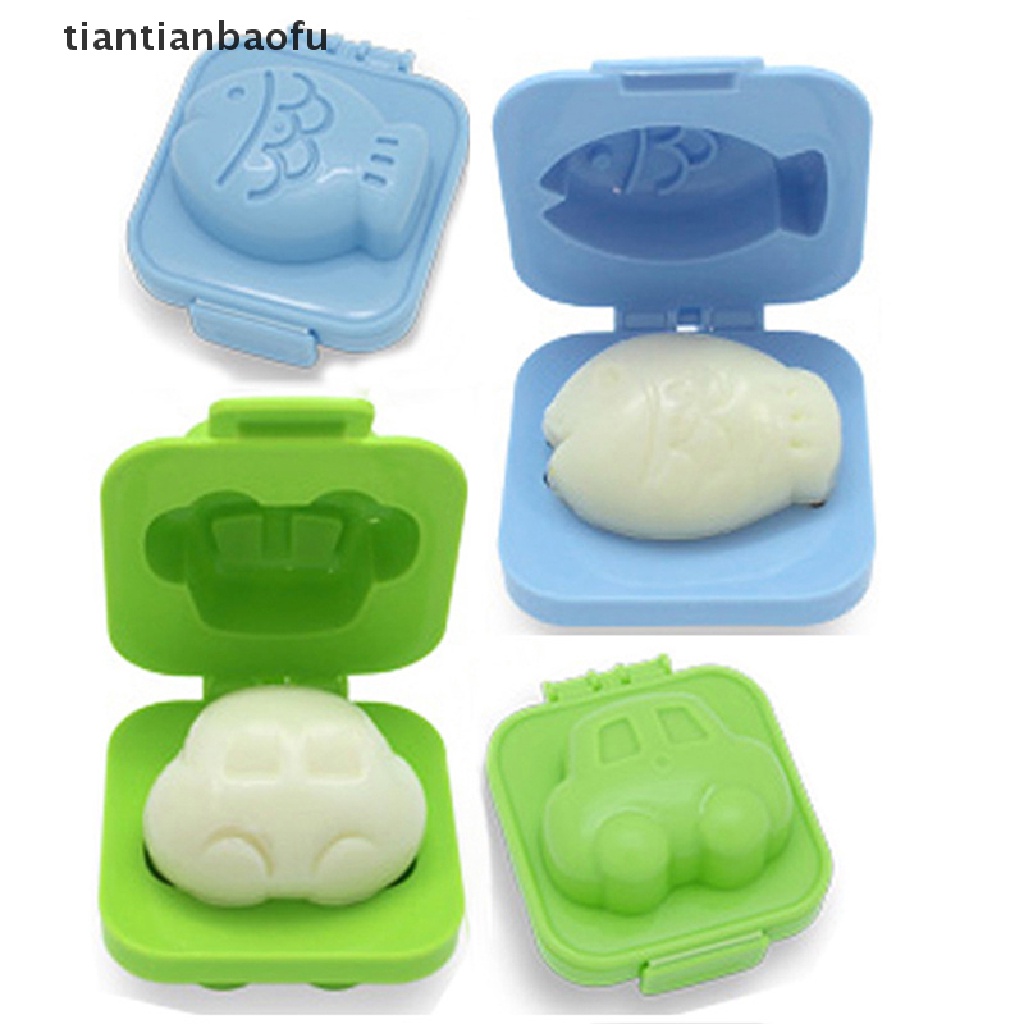 2 Pcs Cetakan Telur Bentuk Kartun Bayi 3D Untuk Aksesoris Bento