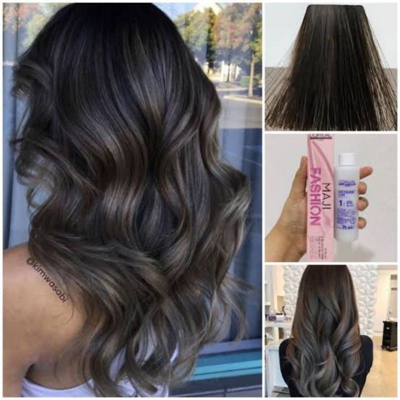 L'oreal loreal maji fashion majifashion pewarna rambut 6.1 blue steel
