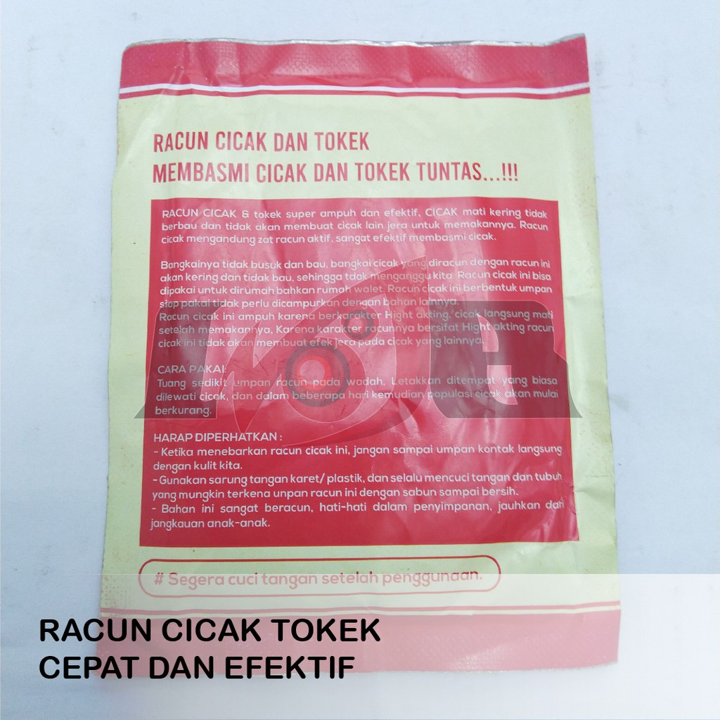 Sachet Racun Cicak Tokek Cecak Umpan Siap Pakai Ampuh Pest Control