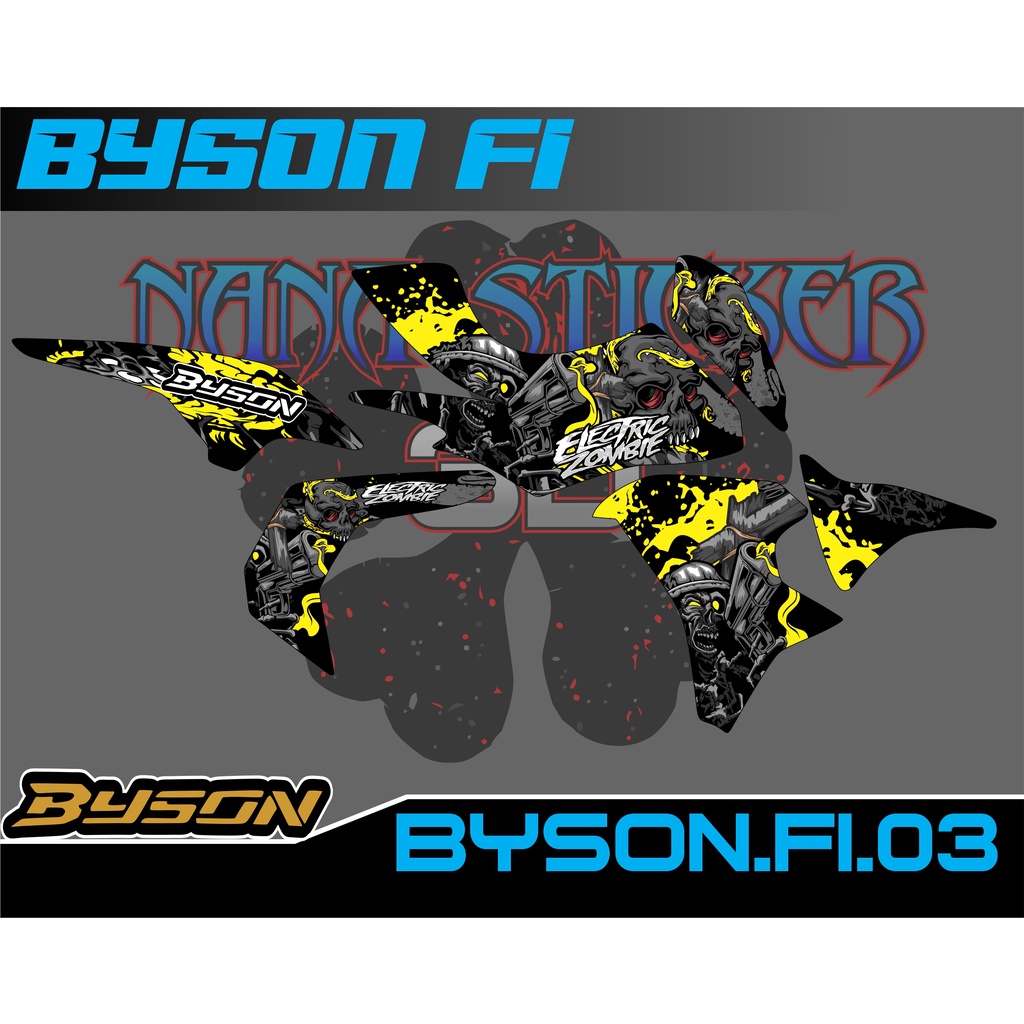 (COD)STRIPING STICKER BYSON FI STIKER BYSON FI NEW STICKER LIS LIST BYSON FI CODE 03