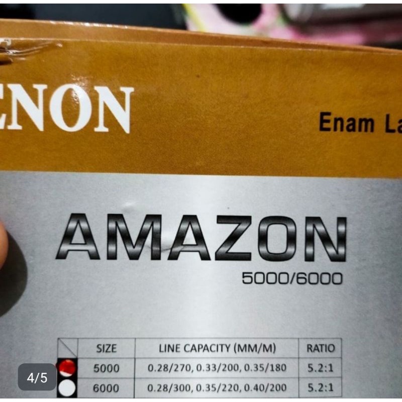 Reel Amazon dari xenon ukuran 5000