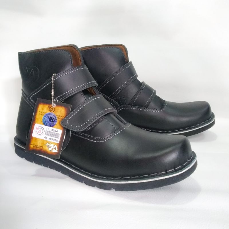 Mr.LA 39-43 4004 LA Series - Sepatu Boot Leather untuk pria