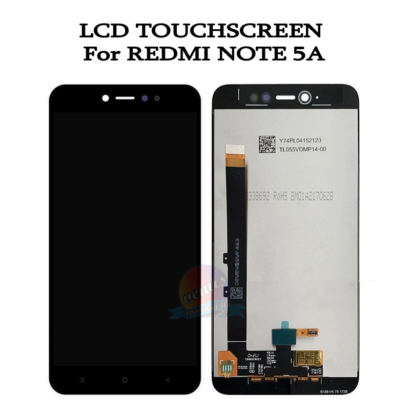 XIAOMI REDMI NOTE 5A LCD + touchscreen original 100% garansi