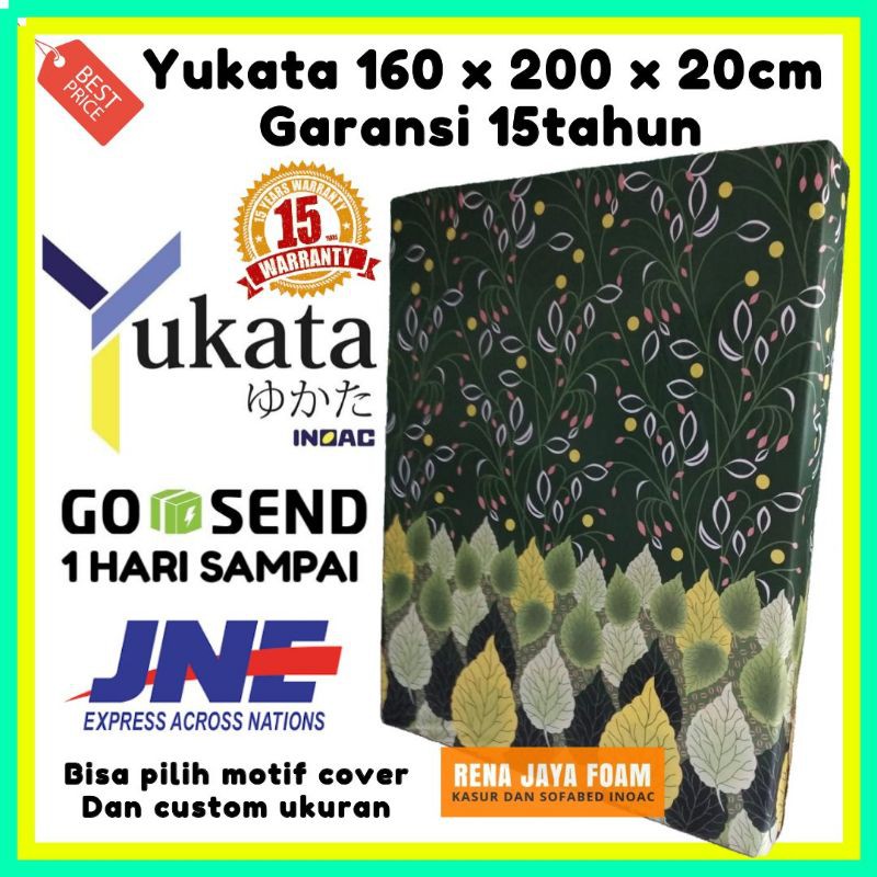 Kasur Busa INOAC YUKATA Queen 160x200x20 No 2 Garansi 15Th BUSA ANTI KEMPES.