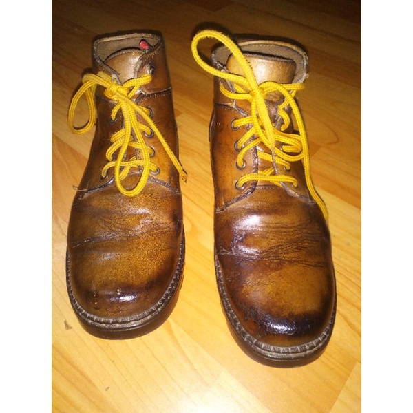 sepatu boot pria kulit mr mostbreinner second