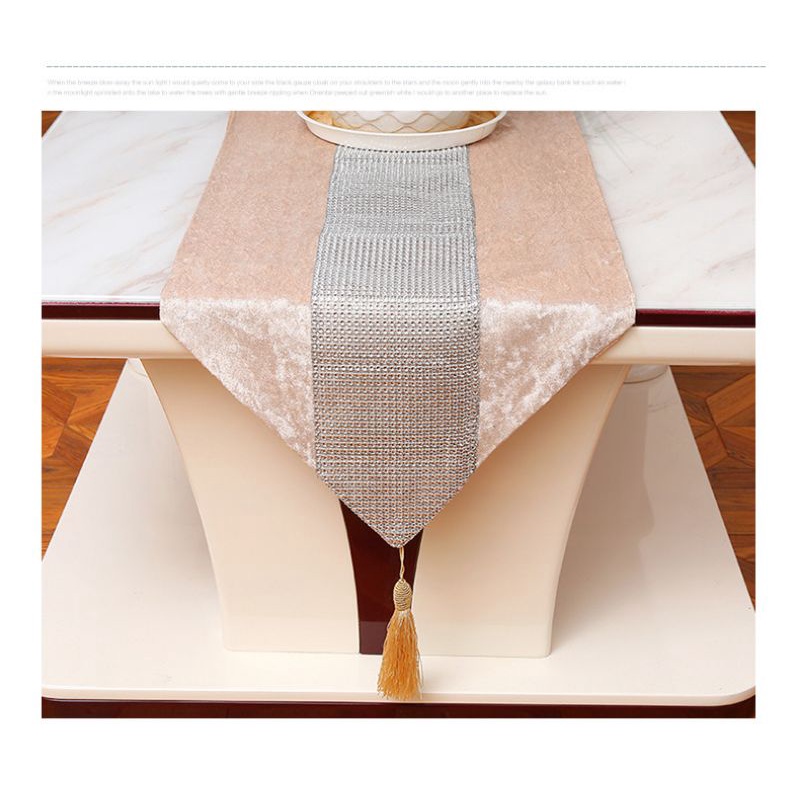 Table Runner Velvet Bed Runner - Taplak Meja Panjang Mewah 250 cm