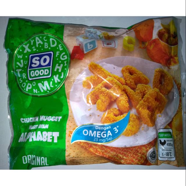 

Chicken nugget alphabet so good BANDUNG