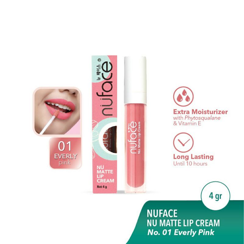 Nuface nu matte lip cream