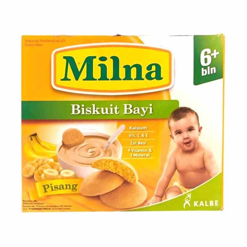 Milna Biskuit Bayi 6m+ 130g (Tersedia varian rasa)