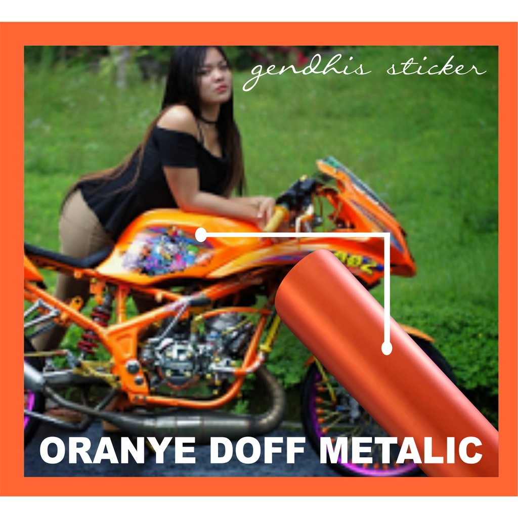 Skotlet Orange Doff Metalic / Oranye Metalic Matte