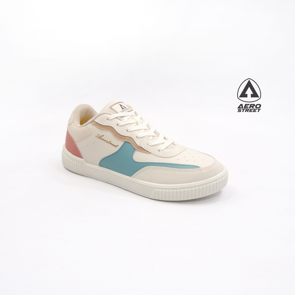 Aerostreet 37-41 Grace Putih Biru - Sepatu Sneakers Casual-2