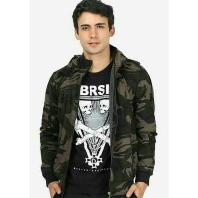 TIEN FASHION BANDUNG-JAKET PRIA ARMY LOOK REALPICT ORIGINAL