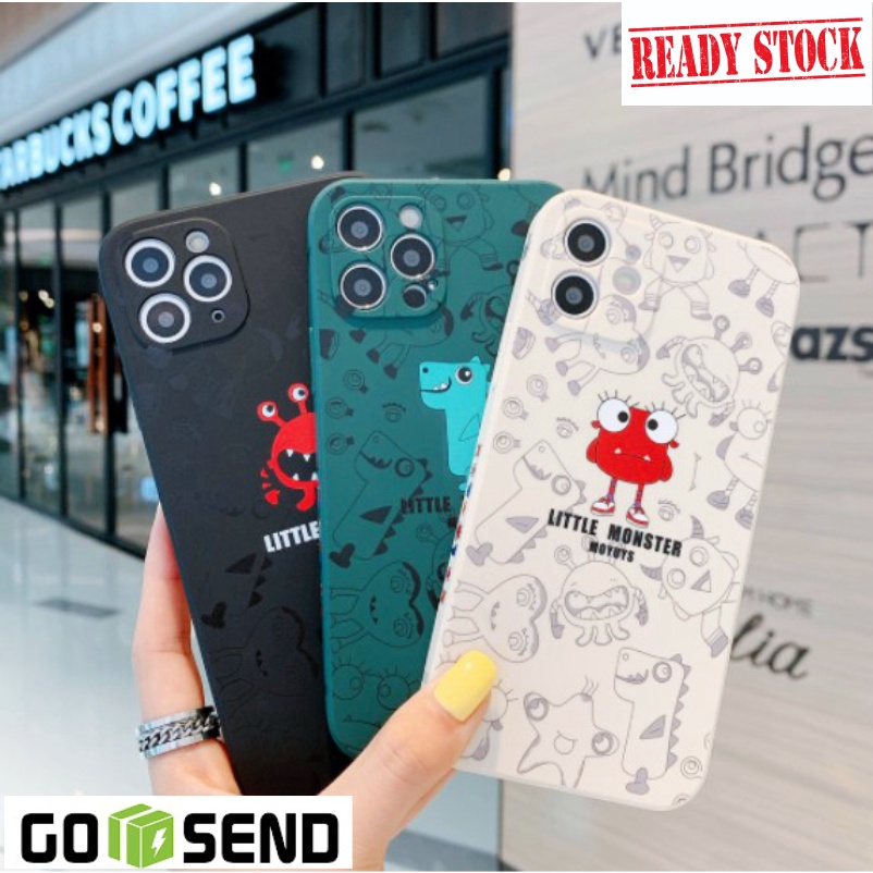 Case Liquid Little Monster Samsung A13 5G A22 4G A33 5G M32 4G Casing Softcase TPU Dove With pelindung kamera