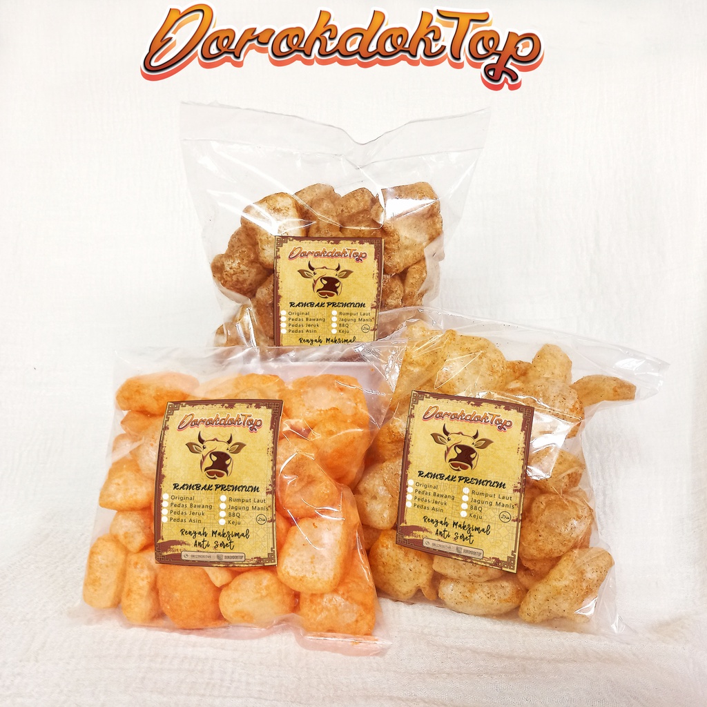 

Dorokdok Kerupuk Kulit Rambak Premium (100gr)