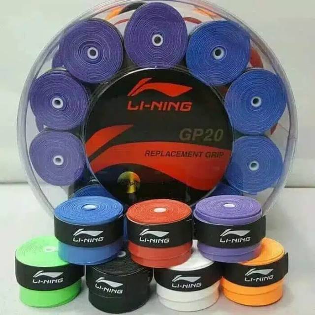 Grip badminton lining gp20 bulet lilitan raket