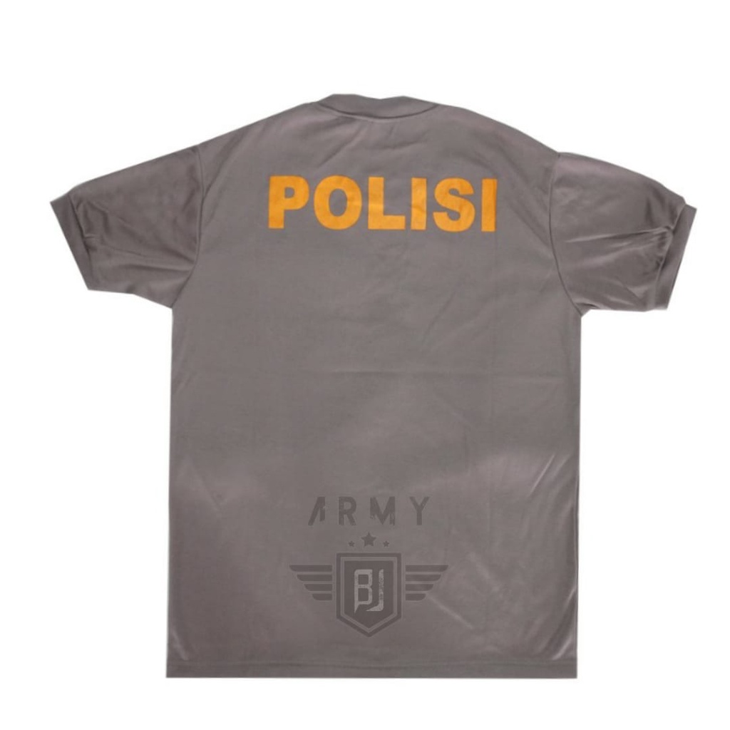 Satpam Kaos Security Kaos Polisi Terbaru Polos Kerah Pendek Warna Coklat Kaos Dalam Polisi Terbaru