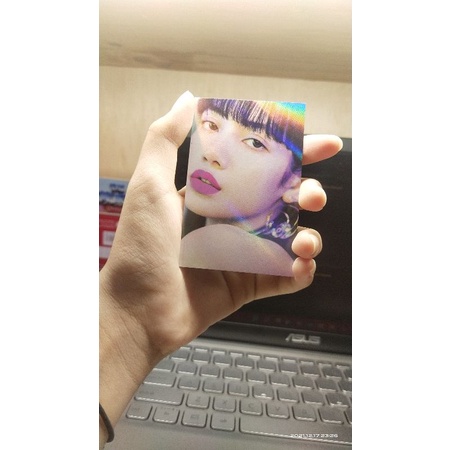 LISA KTOWN WITHDRAMA HOW YOU LIKE THAT OFFICIAL PHOTOCARD BLACKPINK
