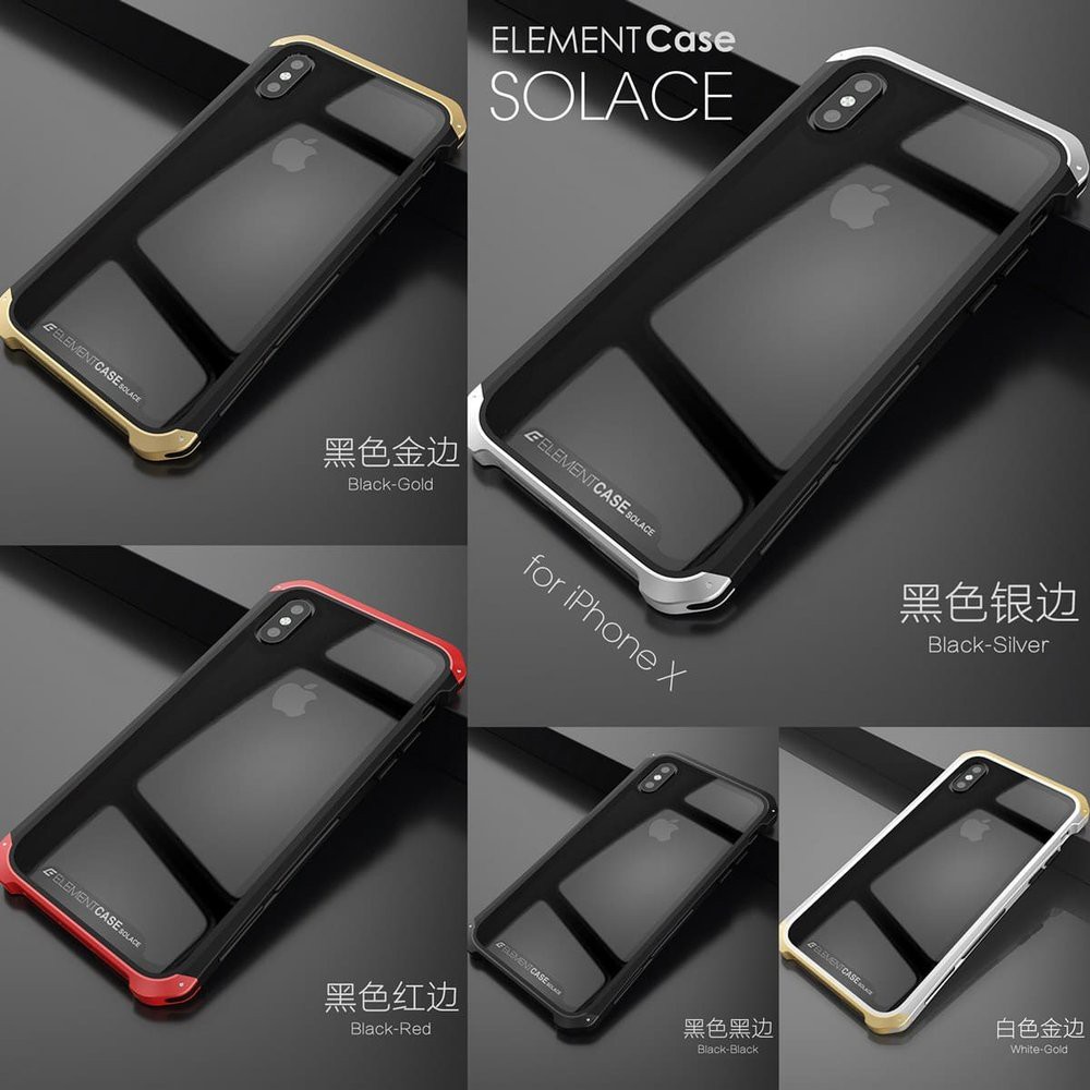 ELEMENT CASE SOLACE IPHONE 7/8, 7PLUS, 8PLUS, X [PROMO DISKON 50%]