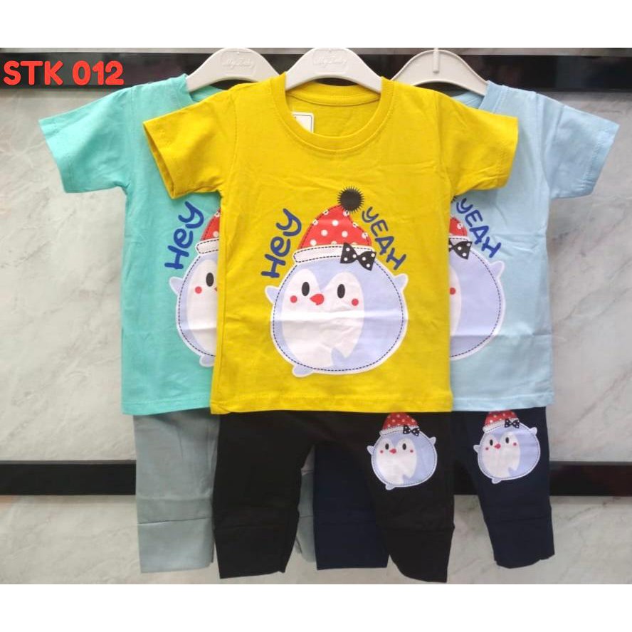 SETELAN RAINBOW / SET BAJU ANAK 1-2 TAHUN MOTIF LUCU NEW