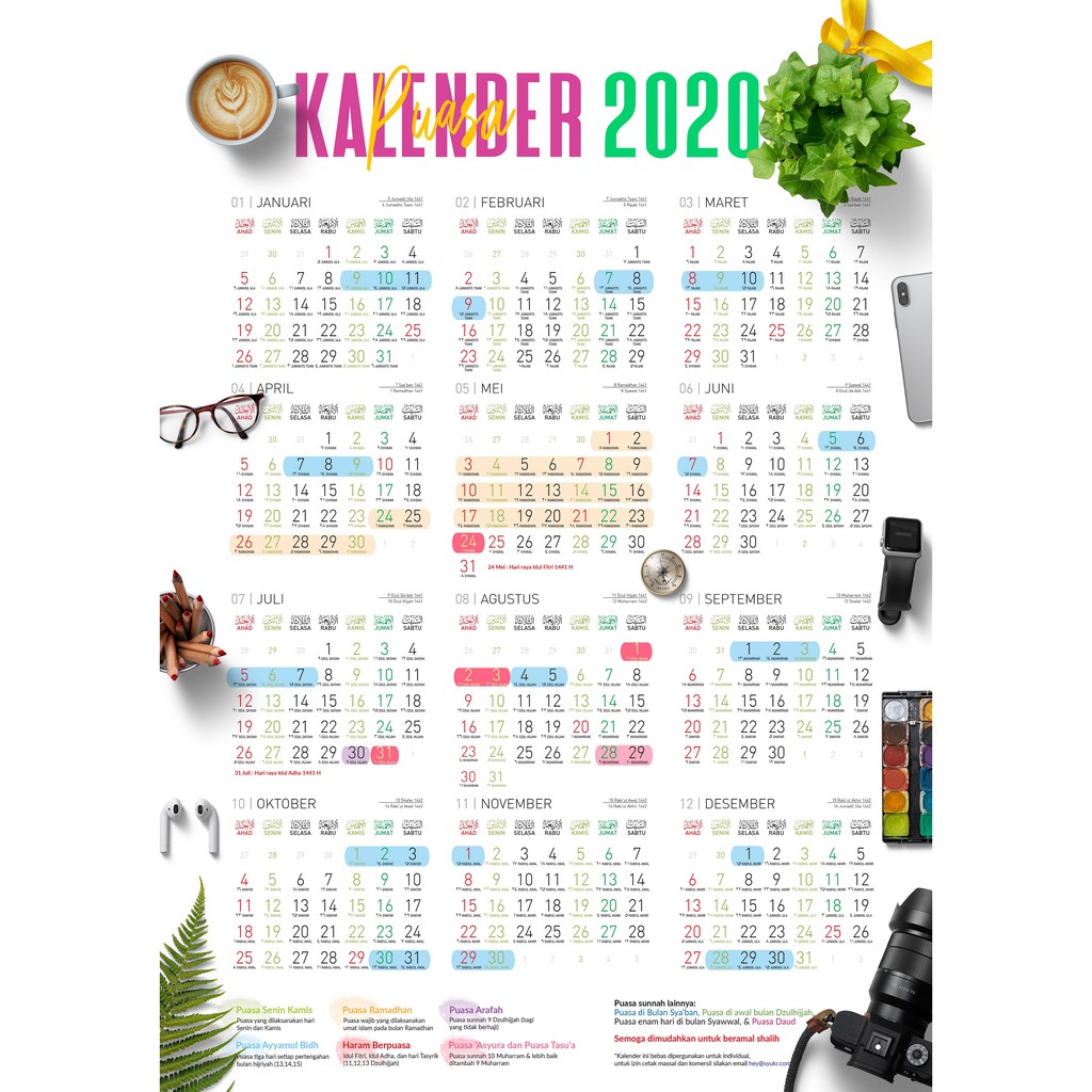 Kalender Puasa 2020 By Syukr Shopee Indonesia