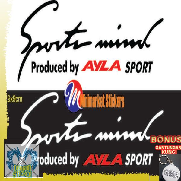 TERMURAH sticker sportmind ayla sticker mobil ayla kap Dragon Sticker