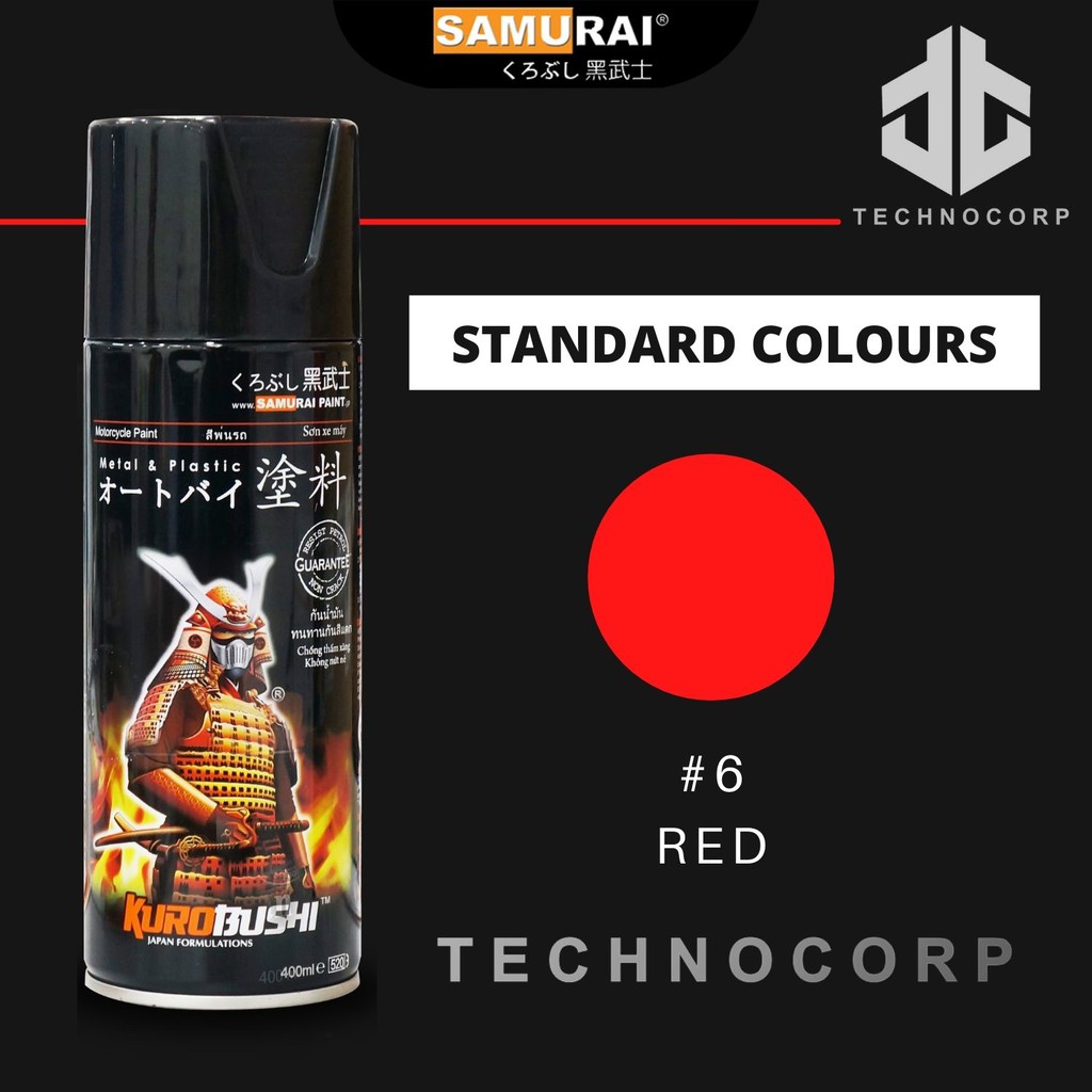 

Cat Semprot SAMURAI PAINT 6 RED / MERAH FERRARI