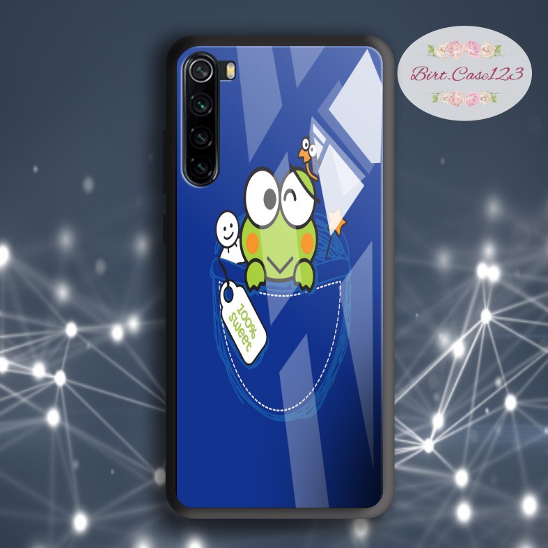 Case casing softcase silikon Gambar keroppi back case glass vivo y91 y93 y95 y91c y71 y81 y12 etc