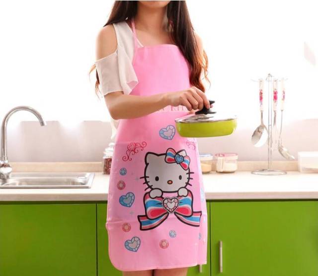 Celemek lucu apron anti air minyak dan debu keren bagus dan lucu